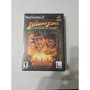 Indiana Jones and the Emperor's Tomb (Sony PlayStation 2 PS2) Complete.